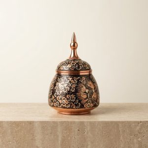 قندان دیوارهدار نقره قلمکوب
